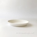 24oz-700ml Bagasse Oval Bowl φ245mm